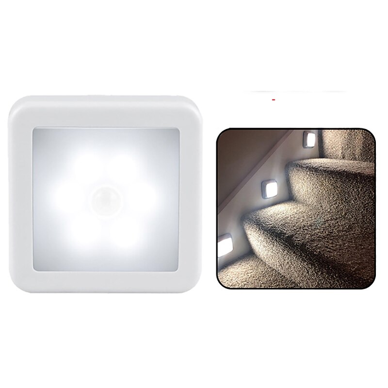 Led lampka nocna czujnik ruchu inteligentna lampka nocna na baterie lampka nocna wc do pokoju przedpokój ścieżka oświetlenie toalety w domu! 2025 - $16.99 –P9