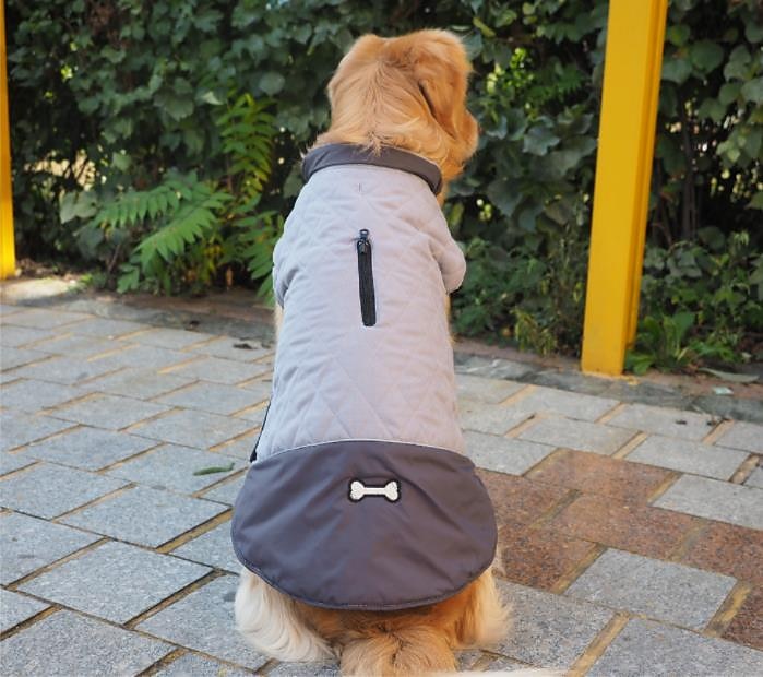 hundedun frakk vanntett vindtett vendbar hund vinterfrakk lett varm hundejakke refleks hundevest frakk klær kaldt vær hundeklær for små middels store hunder rød-m 2025 - $27.99 –P11