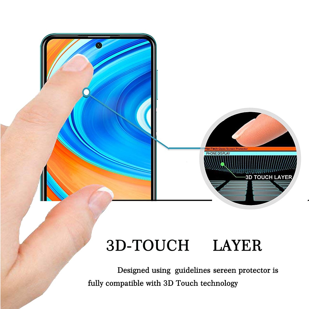 2025年 2 PCS スクリーンプロテクター 用途 XIAOMI Mi 11 ミ10 Mi 10 Pro Redmi Note 9 Redmi Note 9 Pro 強化ガラス ハイディフィニション(HD) 傷防止  コレクション – $11.99 –P4