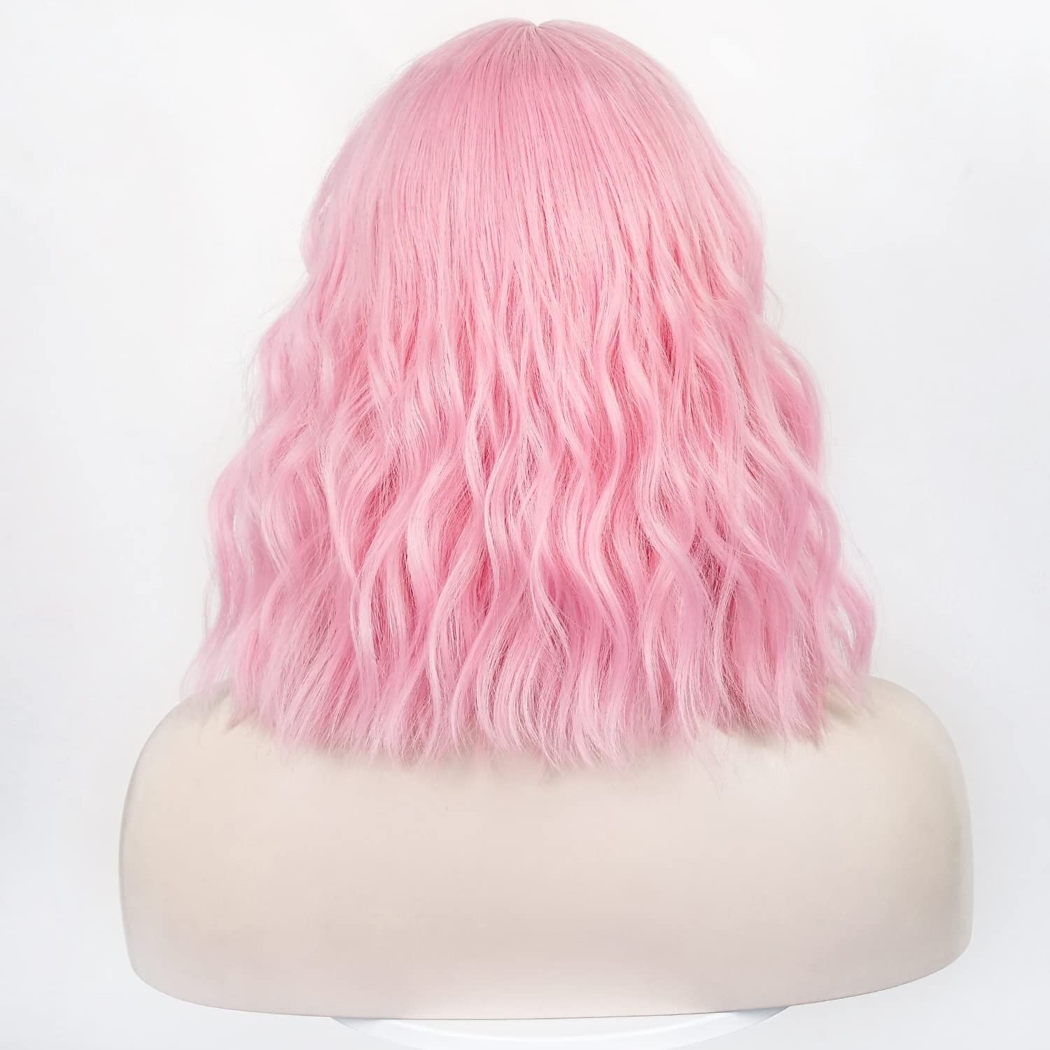 perruque synthétique ondulée bob perruque courte rose cheveux synthétiques femme cosplay party mode bleu violet orange de 2025 ? $20.99 –P12