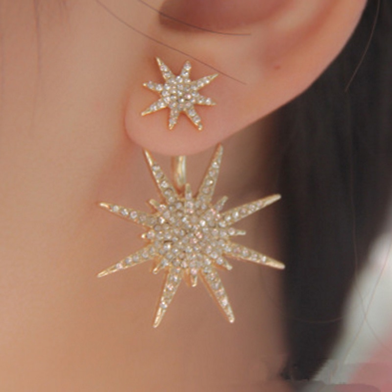 1pc femme boucles d'oreilles chic & moderne fête étoile boucle d'oreille / mariage / or / argent / automne / hiver de 2025 ? $4.49 –P1