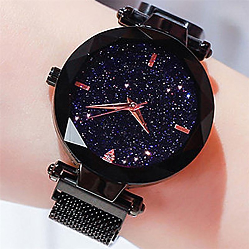 Orologio da polso Quarzo per Da donna Analogico Quarzo stella splendente Moda Lusso Informale Bling Con diamantini Lega Lega del 2025 a $13.99 –P3