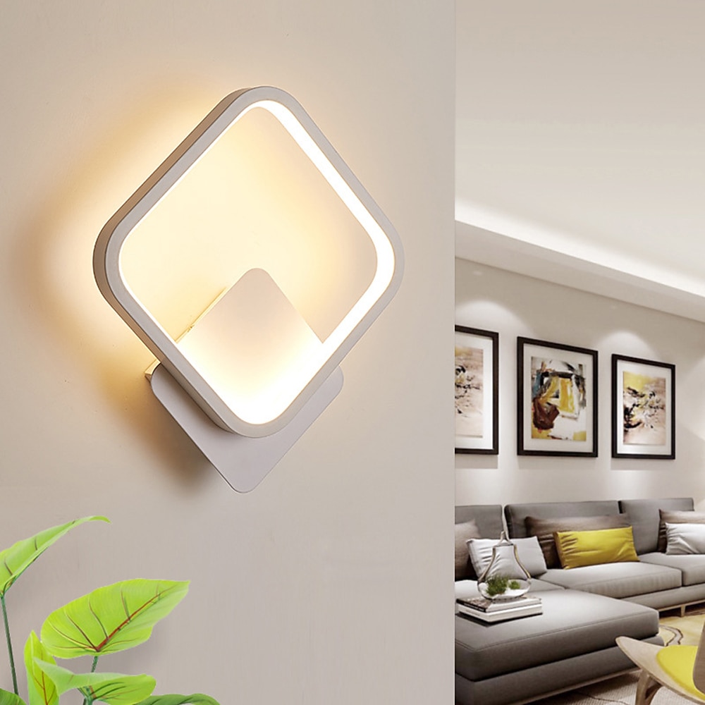 führte moderne wandleuchten wandleuchten schlafzimmer geschäfte / cafés acryl wandleuchte 220-240v 18 w 2025 - $60.99 –P15