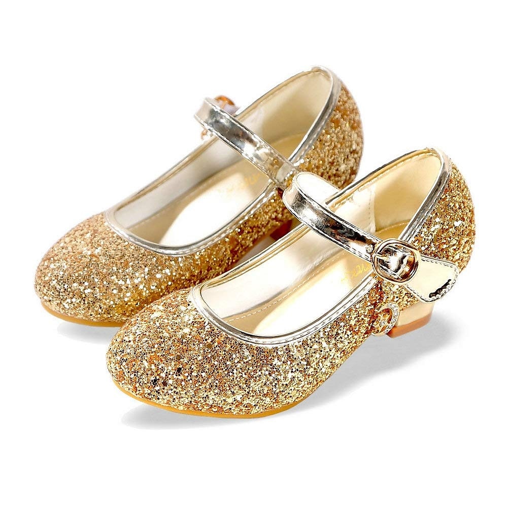 Tyttöjen Korkokengät kiiltää Prinsessa Kengät PU Glitter Crystal Paljetein korut Taapero (9m-4ys) Pikkulapset (4-7 vuotta) Suuret lapset (7 vuotta +) Juhlat Paljeteilla Purppura Punainen Sininen 2025 - $46.99 –P3