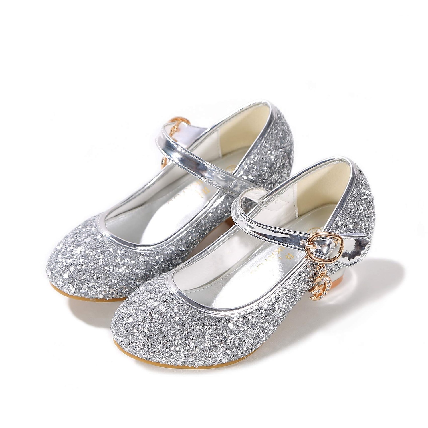 Tyttöjen Korkokengät kiiltää Prinsessa Kengät PU Glitter Crystal Paljetein korut Taapero (9m-4ys) Pikkulapset (4-7 vuotta) Suuret lapset (7 vuotta +) Juhlat Paljeteilla Purppura Punainen Sininen 2025 - $46.99 –P2