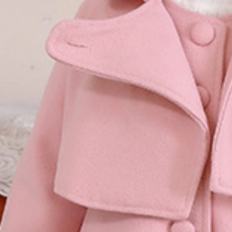 Da ragazza 3D Liscio Cappotto Manica lunga Autunno Inverno stile sveglio Adorabile Bambino 3-12 anni Giornaliero Standard del 2025 a $38.99 –P4