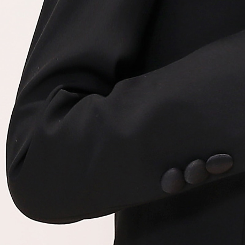 4 delar Ringbärarkostym Pojkar Barn Kostym Formell kostym Kostym och blazer Byxset Formellt set Formell Fest Speciellt Tillfälle Grundläggande Mild Ensfärgat Rosett Svart Vit Rubinrött Polyester 2025 - $117.99 –P5