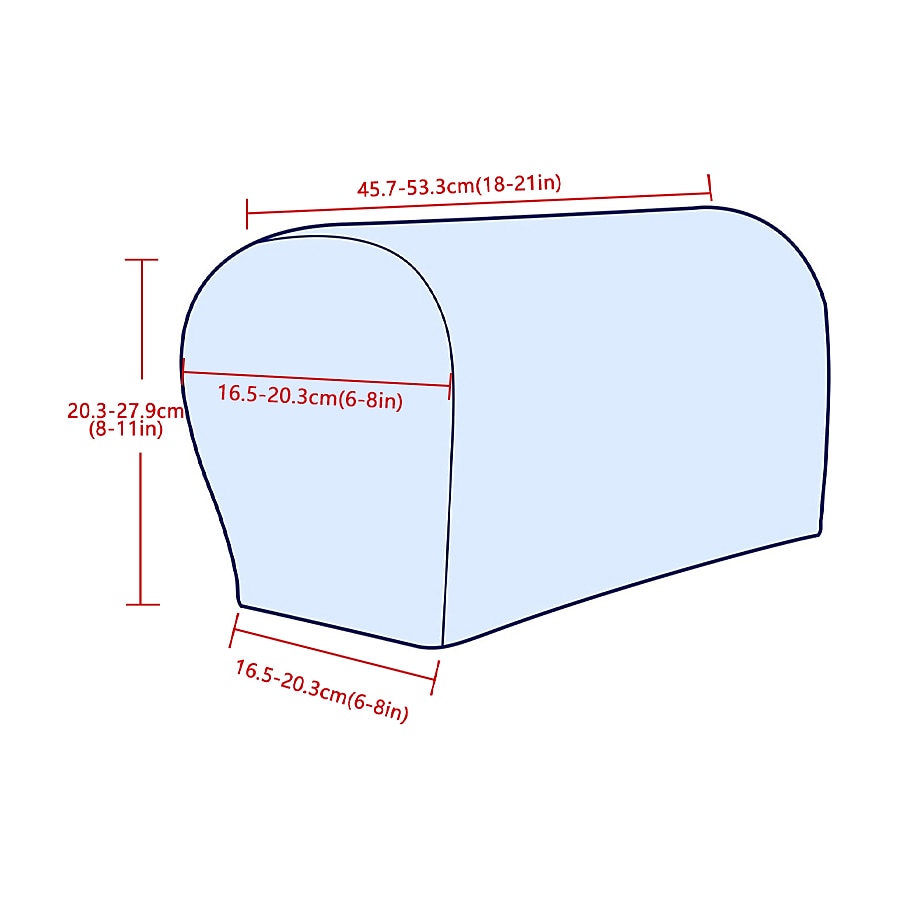 Fundas para reposabrazos de sillas, color burdeos, para sofás, fundas para brazos de sofá, fundas de spandex y jacquard, protectores de muebles antideslizantes, fundas de sillón lavables para sillón 2025 - $18.49 –P1