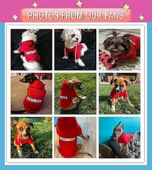 Sweat à capuche pour chien de sécurité vêtements pour chien vêtements d'hiver pull chaud pull en coton veste manteau à capuche pour petit chien moyen grand chien chat (noir, 3xl) de 2025 ? $18.49 –P8