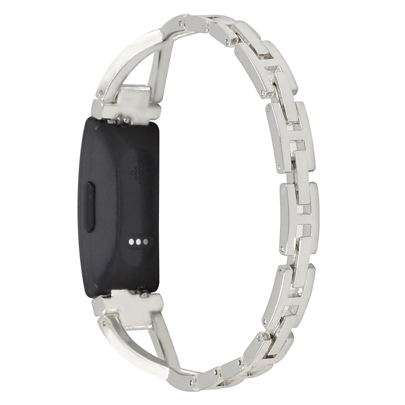 حزام الساعة الذكية متوافق مع فيتبيت Fitbit Inspire Inspire 2 / Inspire HR / Inspire ستانلس ستيل حجر كريم ساعة ذكية حزام بلينغ الماس ترف سوار مجوهرات إستبدال معصمه 2025 - $22.99 –P14