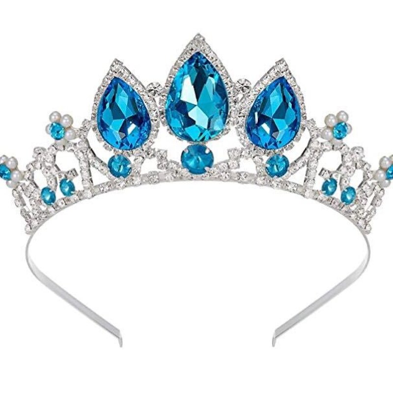 Kinderen Voor meisjes Haaraccessoires Actief Zoet Buiten Dagelijks Effen Zilver blauw 2025 - $9.49 –P2
