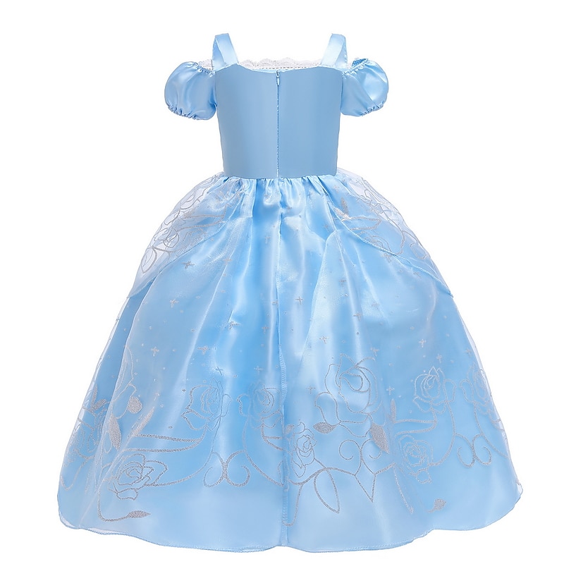 Book Week 2026 Girls' 3D Rose Solid Colored Dress Sleeveless Summer Fall Sports & Outdoor Daily Princess Costume Kids 2-8 Years A Line Dress Tulle Dress Maxi Regular Fit 2026 - $25.99 –P4
