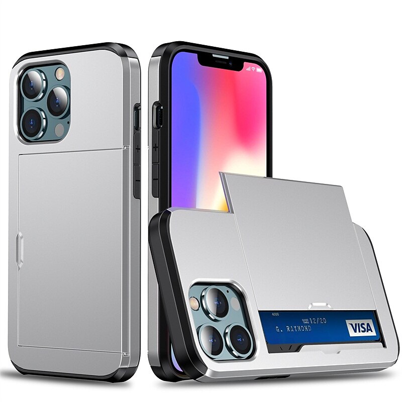 Telefontok Apple iPhone 15 Pro Max Plus iPhone 14 13 12 11 Pro Max X XR XS 8 7 Plus hátlap tárca tok ütésálló egyszínű PC 2025 - $17.99 –P8
