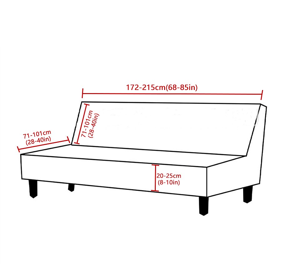capa de futon capa de sofá elástica capa de sofá de amor capa de sofá para cães animal de estimação, capa de sofá-cama capa de sofá lavável protetor de móveis macio durável de 2025 por $44.99 –P1