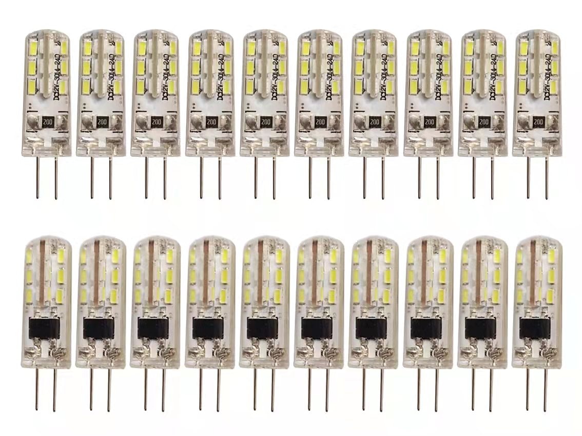 10 قطعة 20 قطعة G4 1 واط LED أضواء ثنائية دبوس 120 lm 24 خرز LED 12 فولت 3014SMD 10 واط 20 واط لمبة هالوجين مكافئة أبيض دافئ أبيض بارد بنفايات 2025 - $10.99 –P6