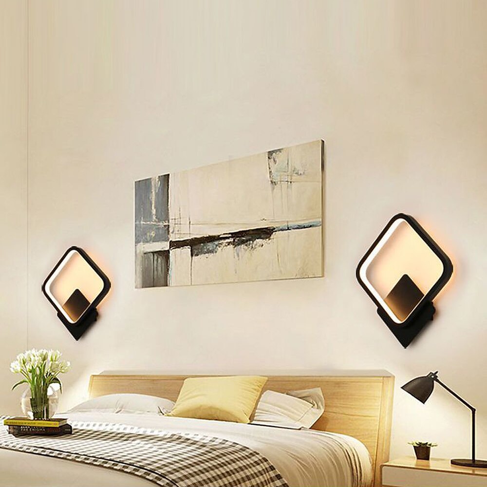führte moderne wandleuchten wandleuchten schlafzimmer geschäfte / cafés acryl wandleuchte 220-240v 18 w 2025 - $60.99 –P6