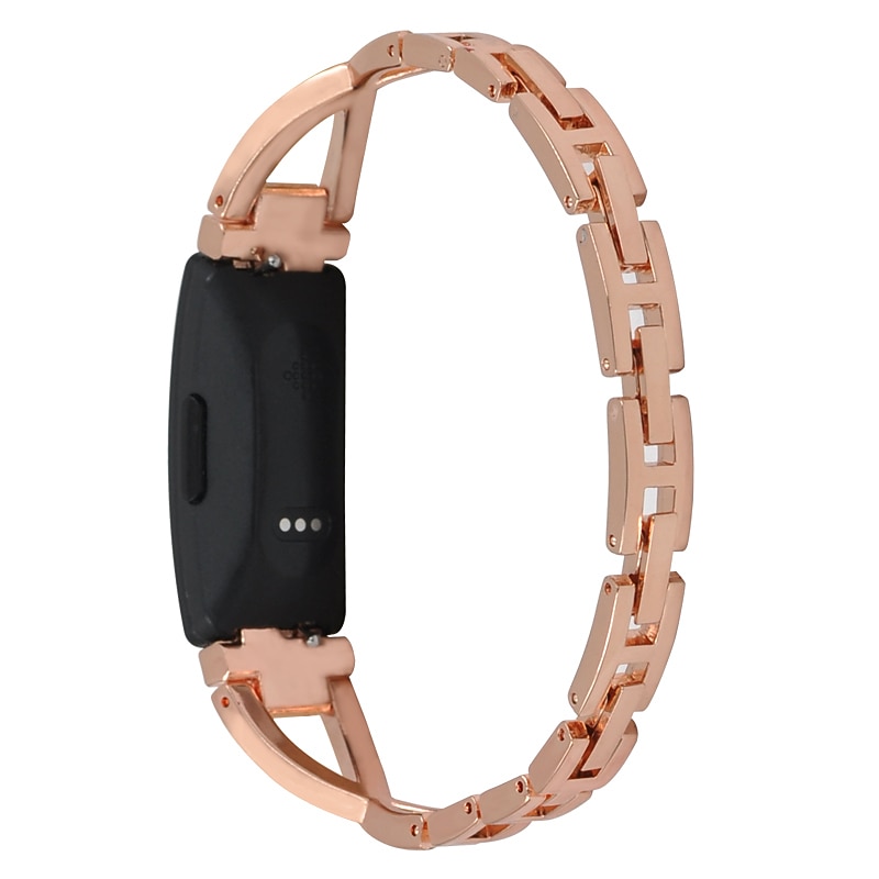 حزام الساعة الذكية متوافق مع فيتبيت Fitbit Inspire Inspire 2 / Inspire HR / Inspire ستانلس ستيل حجر كريم ساعة ذكية حزام بلينغ الماس ترف سوار مجوهرات إستبدال معصمه 2025 - $22.99 –P11