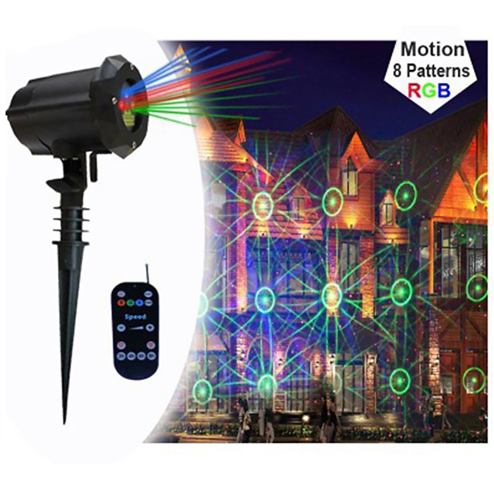 Remote Controlled Outdoor Waterproof Laser Lawn Projector