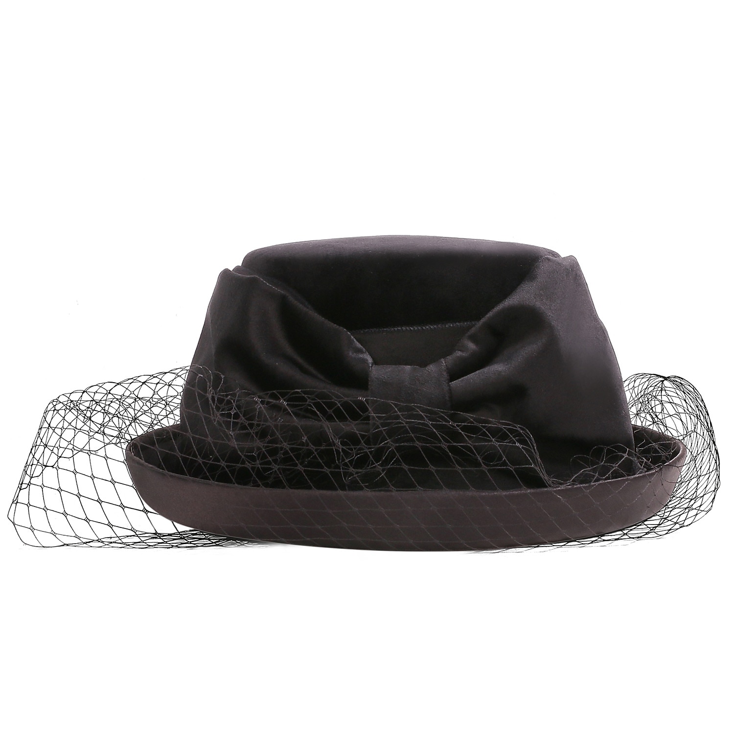Fascinateurs de velours élégants de mode / chapeaux avec nœud papillon / nœud papillon en satin / tulle 1pc occasion spéciale / fête / soirée / dames jour casque de 2026 ? $49.99 –P8