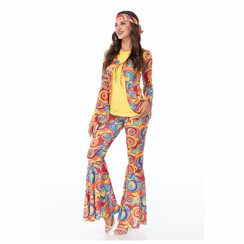 IN STOCK Flower Power Hippy Style Modern Jazz Catsuit Size 3 Adult Small 