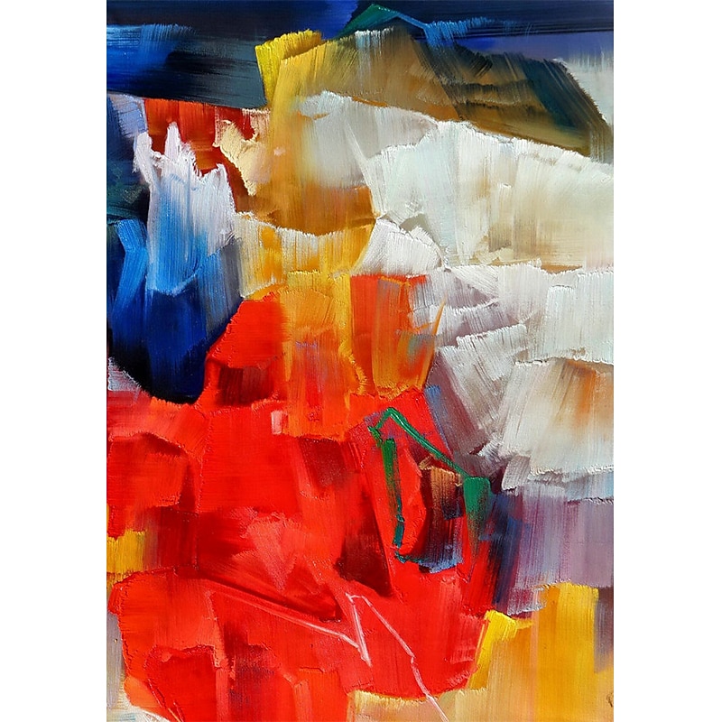 Oil Painting 100% Handmade Hand Painted Wall Art On Canvas Modern Abstract Brilliant Colors Home Decoration Decor Rolled Canvas No Frame Unstretched 2025 - $73.99 –P7