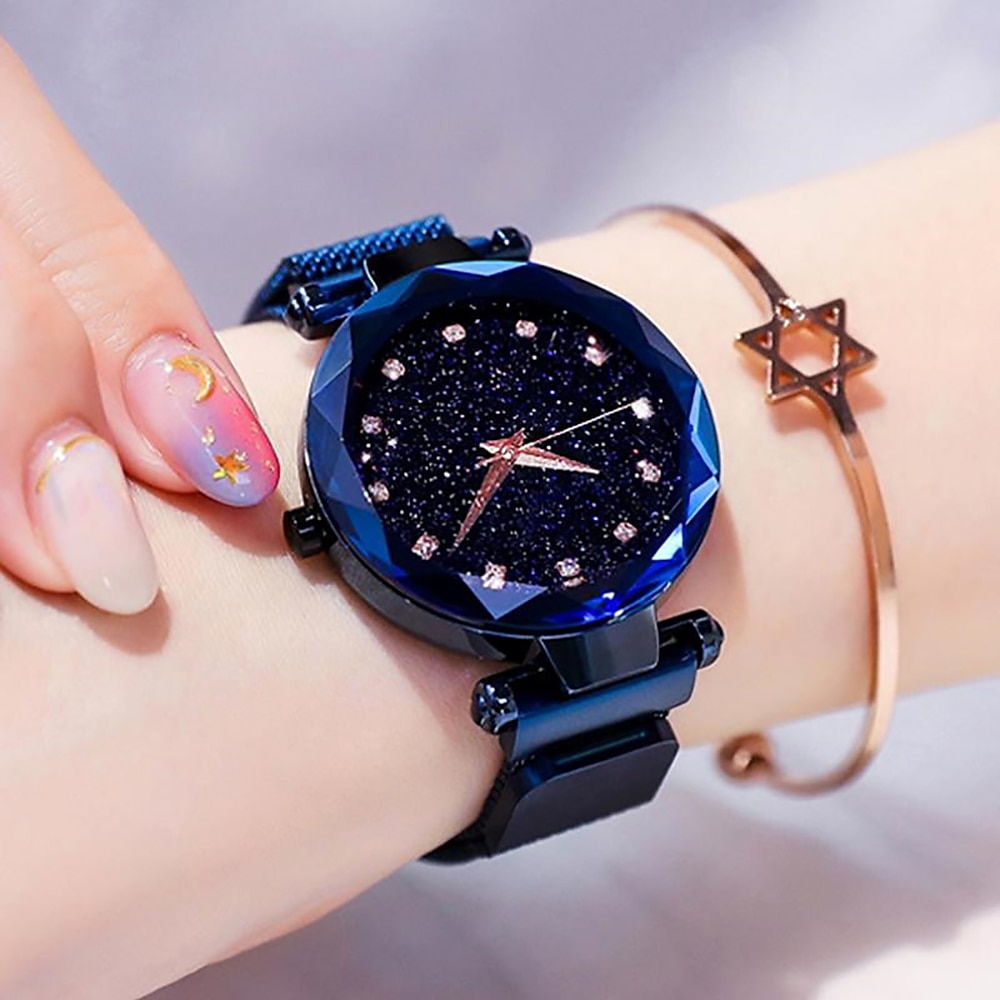 Orologio da polso Quarzo per Da donna Analogico Quarzo stella splendente Moda Lusso Informale Bling Con diamantini Lega Lega del 2025 a $13.99 –P6
