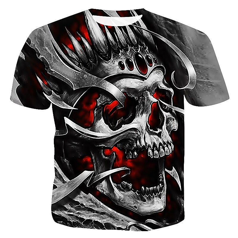Men's Plus Size T shirt Tee Big and Tall Graphic Round Neck Print Short Sleeve Summer Designer Big and Tall Casual Daily Tops 2025 - $18.99 –P1