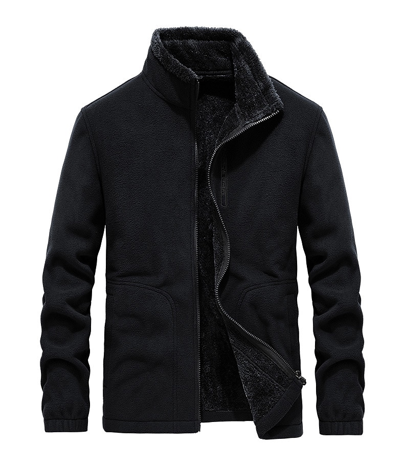 Men's Fleece Jackets, Windproof & Lightweight