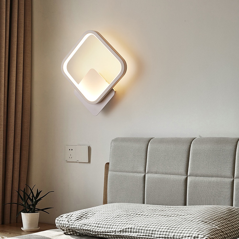 führte moderne wandleuchten wandleuchten schlafzimmer geschäfte / cafés acryl wandleuchte 220-240v 18 w 2025 - $60.99 –P14