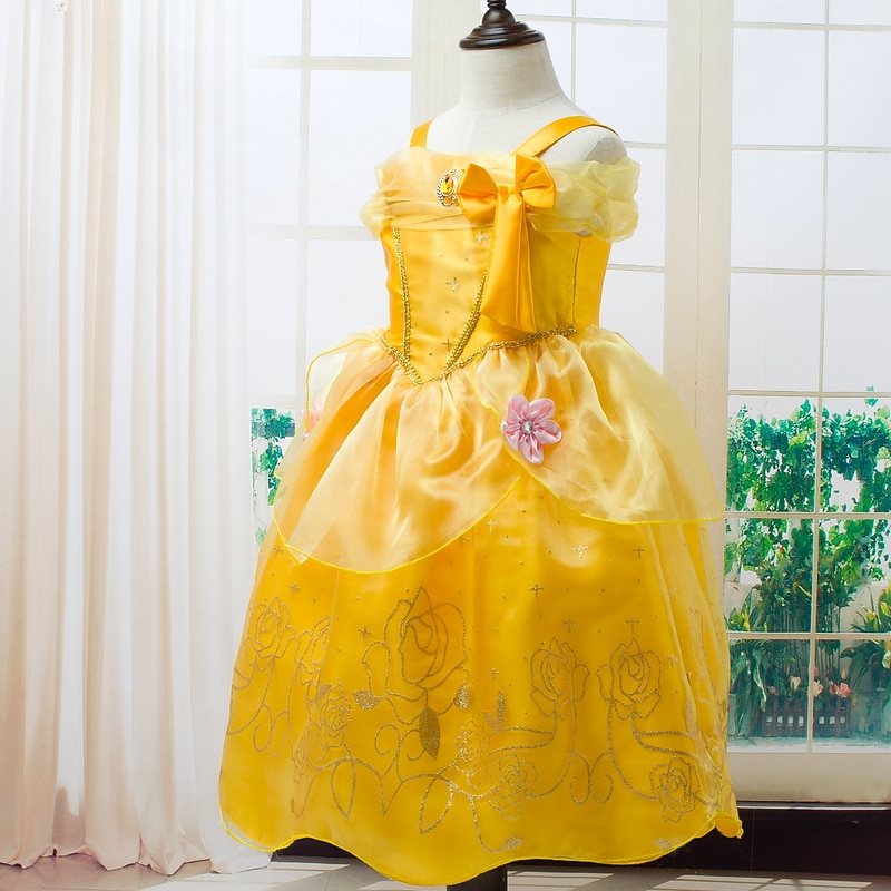 Book Week 2026 Girls' 3D Rose Solid Colored Dress Sleeveless Summer Fall Sports & Outdoor Daily Princess Costume Kids 2-8 Years A Line Dress Tulle Dress Maxi Regular Fit 2026 - $25.99 –P17
