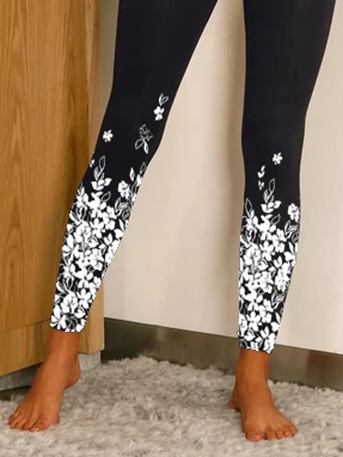 Mujer Mallas Leggings de Yoga Control de barriga Levantamiento de tope Alta cintura Yoga Aptitud física Entrenamiento de gimnasio Mallas Leggings Leggings Flores # 1 # 2 # 3 Licra Otoño Deportes Ropa 2025 - $19.49 -P7