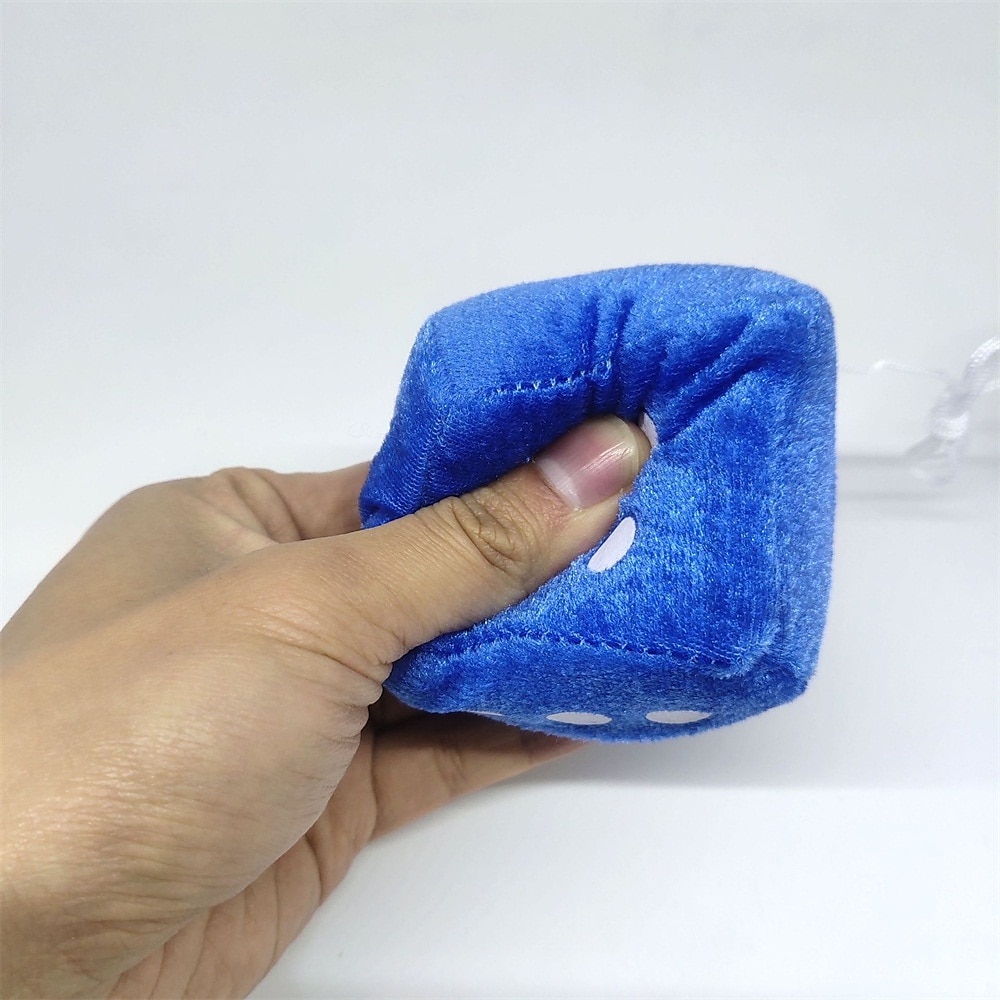 1Pair Car Pendant Interior Hanging Rearview Mirrors Short Plush Fuzzy Dice 2.75inc Plush Car Decorative Hanging Mirror Fuzzy Dice Lucky Hanging Accessories 2025 - $11.99 –P6