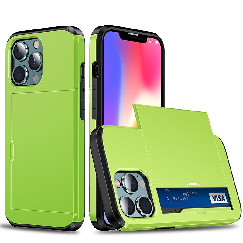 Telefontok Apple iPhone 15 Pro Max Plus iPhone 14 13 12 11 Pro Max X XR XS 8 7 Plus hátlap tárca tok ütésálló egyszínű PC 2025 - $17.99 –P15
