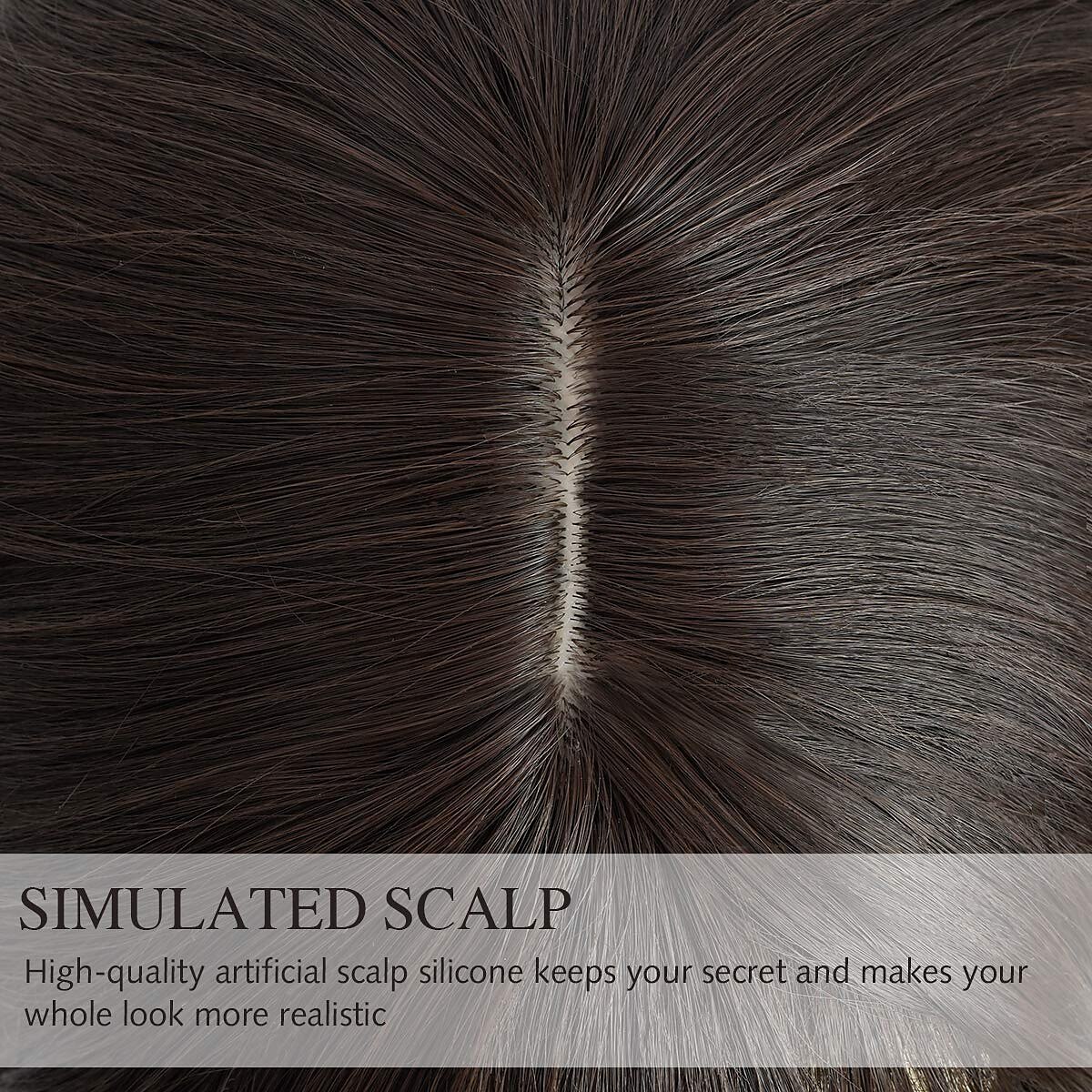 peruci albastre pentru femei perucă ondulată cu cap ondulat cu breton perucă mov cu gradient natural păr sintetic lungimea umărului perucă păr scurt creț 8 inch (aproximativ 20 cm) peruci pentru 2025 - $23.99 –P7