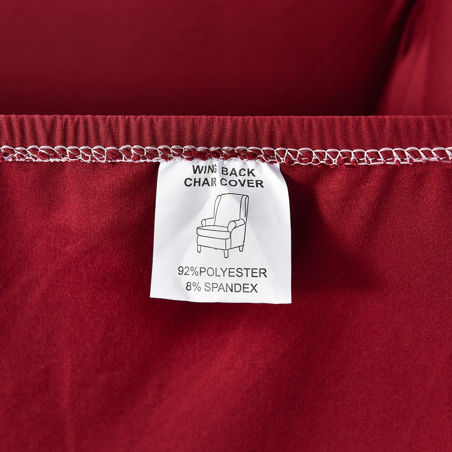 copripoltrona elasticizzata tinta unita copripoltrona con schienale alto copripoltrona in tessuto spandex copripoltrona con schienale alto rosso bordeaux con fondo elastico per soggiorno camera da del 2025 a $36.99 –P6