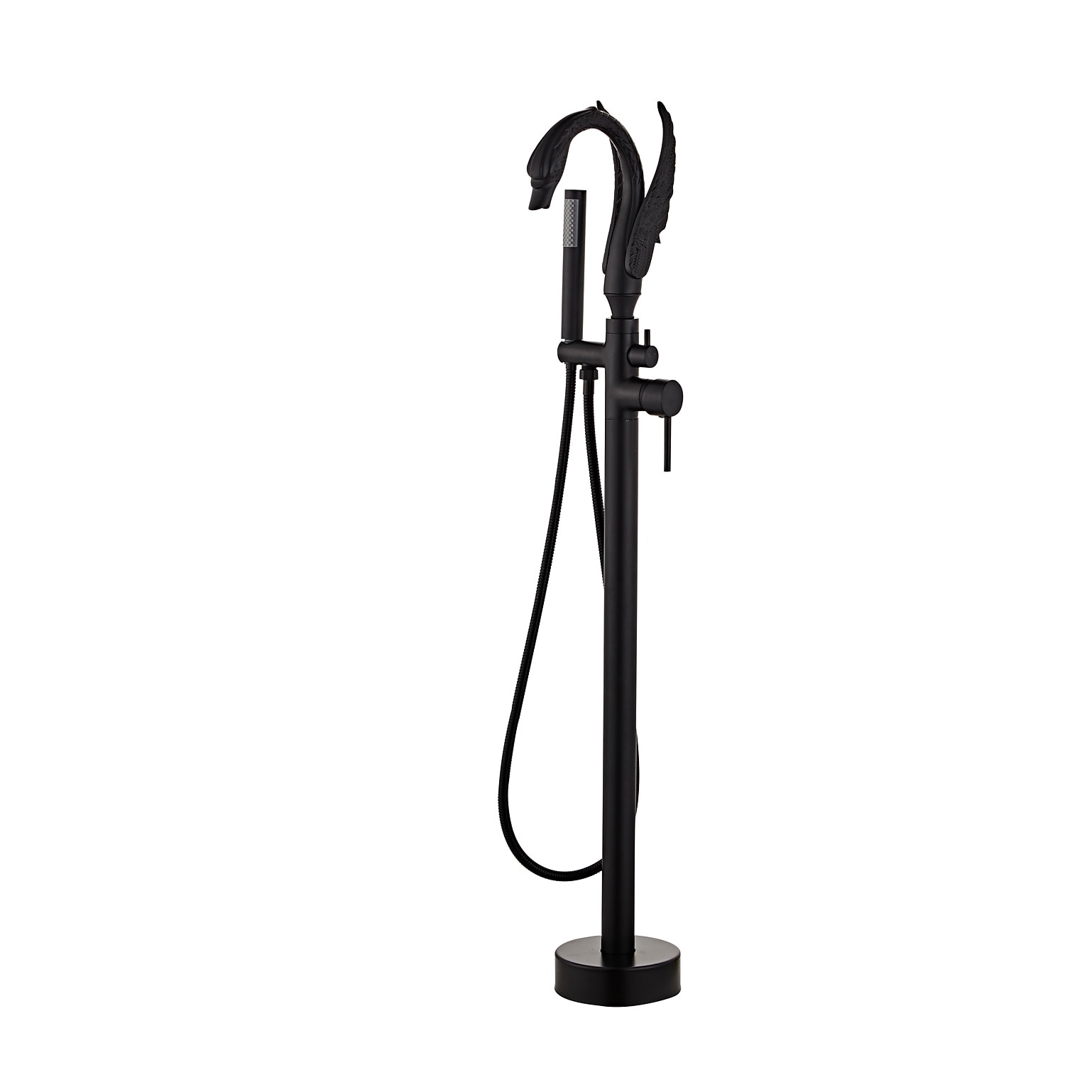badekarkran - moderne krom gulvmontert keramisk ventil badekar dusj blandebatterier 2025 - $647.99 –P9