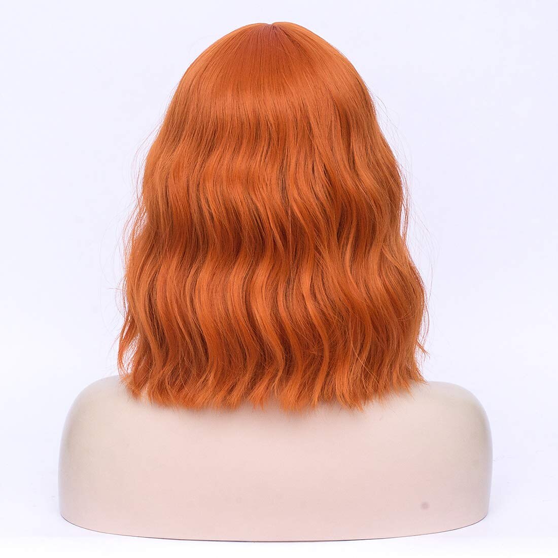 perruque synthétique ondulée bob perruque courte rose cheveux synthétiques femme cosplay party mode bleu violet orange de 2025 ? $20.99 –P8