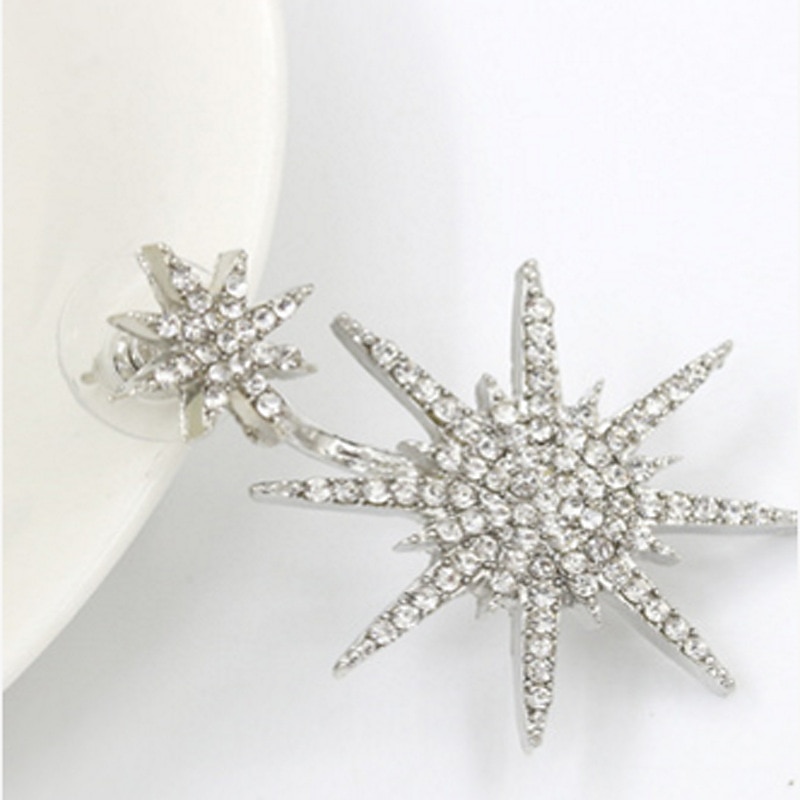 1pc femme boucles d'oreilles chic & moderne fête étoile boucle d'oreille / mariage / or / argent / automne / hiver de 2025 ? $4.49 –P6