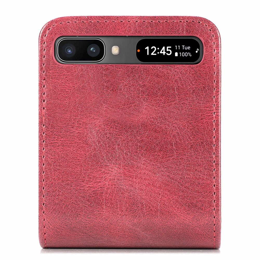 телефон Кейс для Назначение SSamsung Galaxy Z-флип 7 Z-флип 6 Z Flip 5 Z Flip 4 Z Flip 3 Z Flip 2 Z Flip Чехол Защита от пыли Защита от удара Однотонный Кожа PU 2025 - $17.99 –P13