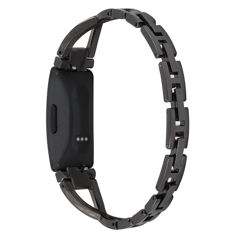 حزام الساعة الذكية متوافق مع فيتبيت Fitbit Inspire Inspire 2 / Inspire HR / Inspire ستانلس ستيل حجر كريم ساعة ذكية حزام بلينغ الماس ترف سوار مجوهرات إستبدال معصمه 2025 - $22.99 –P8