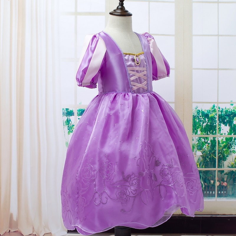 Book Week 2026 Girls' 3D Rose Solid Colored Dress Sleeveless Summer Fall Sports & Outdoor Daily Princess Costume Kids 2-8 Years A Line Dress Tulle Dress Maxi Regular Fit 2026 - $25.99 –P14