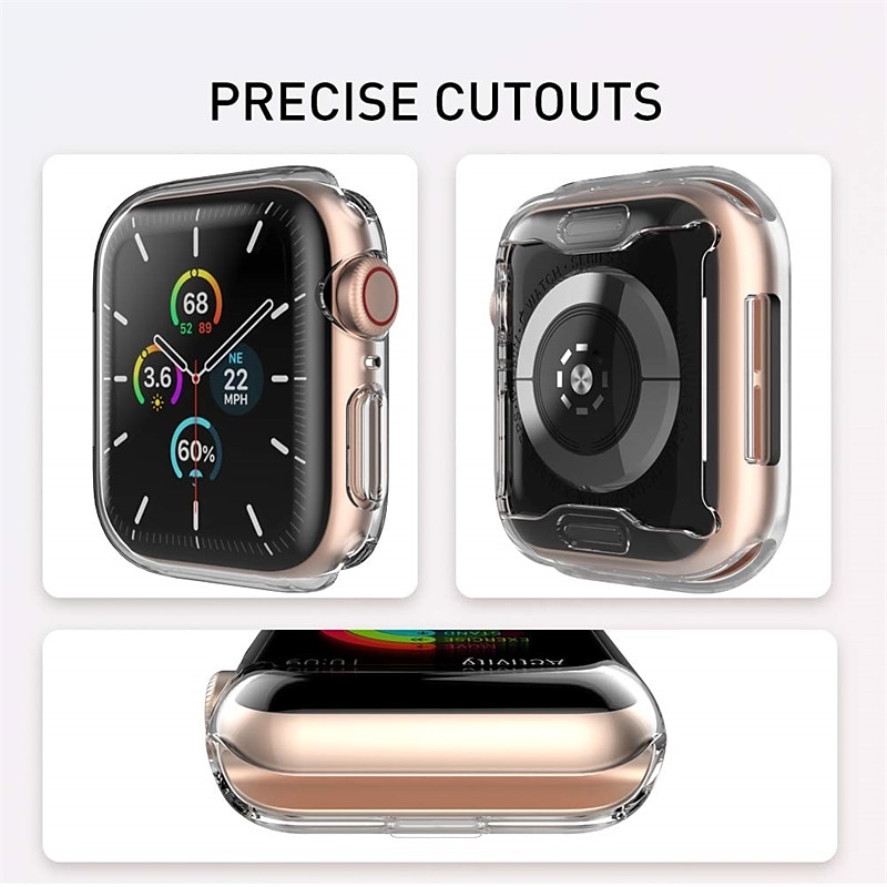 3 ед. Часы Защитная плёнка для экрана Совместим с Apple  iWatch Series 8/7/6/5/4/3/2/1 / SE Защитные пленки с ограничением бокового обзора Высокое разрешение Сенсорный чувствительный Закаленное стекло 2025 - $13.99 –P9