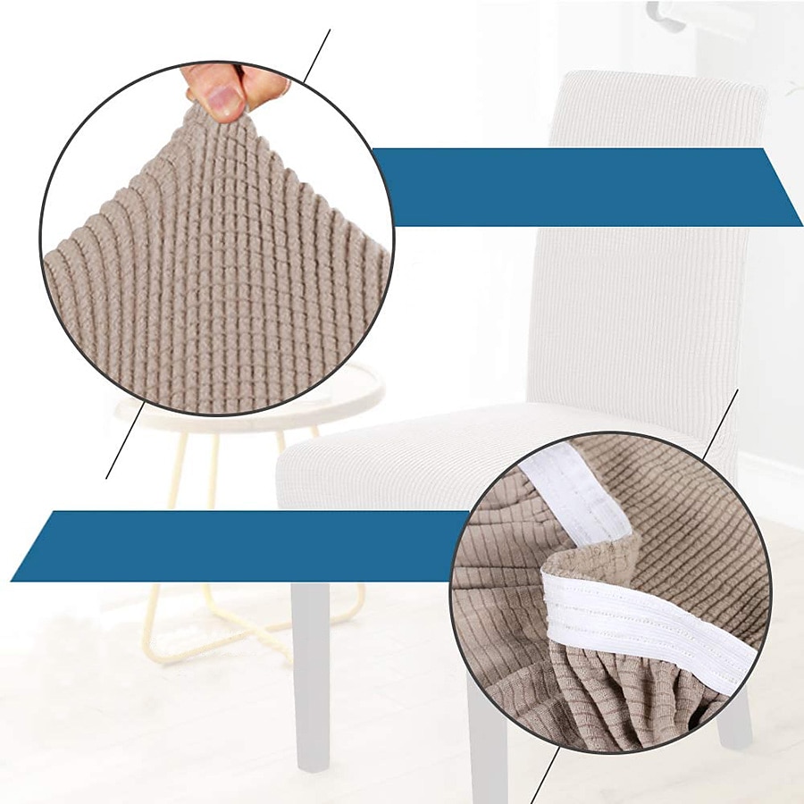 husă pentru scaune de sufragerie husă elastică pentru scaun, moale, uni, roșu visiniu, culoare solidă, rezistentă, lavabilă, protectie de mobilier pentru petrecere în sufragerie 2025 - $9.99 –P4