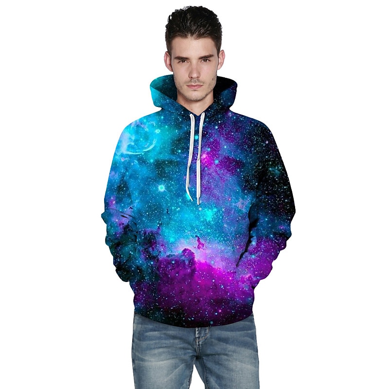 Blue clearance galaxy sweatshirt