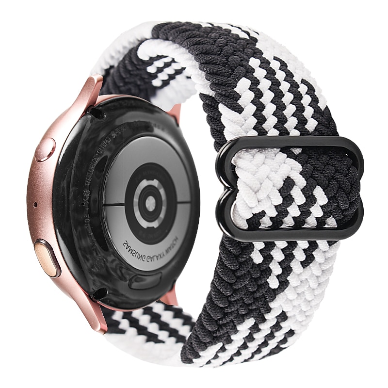 Klokkerem til Garmin Huawei Forerunner 265S 265 Venu 3S 3 Active 5 Vivoactive 4S 4 Vivomove Sport Luxe Style HR Approach S42 S40 S12 18mm 20mm 22mm Nylon Erstatning Stropp 18mm 20mm 22mm Sportsrem 2025 - $12.99 –P2