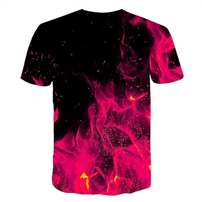 Men's Plus Size Shirt Big and Tall Graphic Round Neck Print Short Sleeve Summer Streetwear Exaggerated Designer Big and Tall Club Beach Tops 2025 - $21.99 –P3