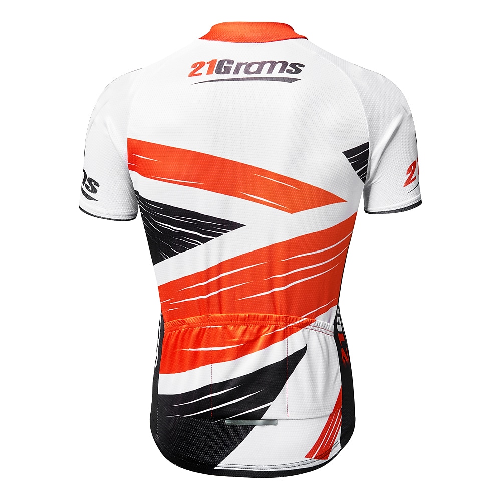 Voor heren Wielrenshirt Geometrisch Geometrie UK Korte mouw Fietsen Shirt Kleding Bovenlichaam met 3 achterzakken Bergracen Wegwielrennen Sneldrogend Reflecterende strips Achterzak Vochtregelerend 2026 - $30.99 –P7
