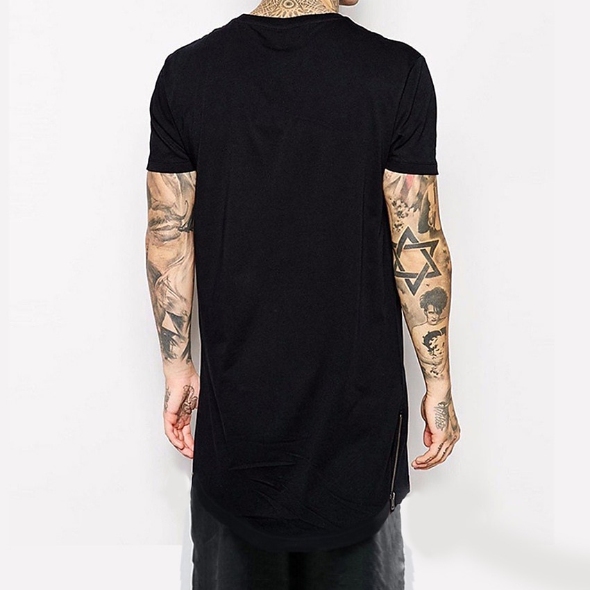 Men's T Shirt Short Sleeve Crew Neck Summer Plain Fashion Lightweight Big and Tall Vacation Casual Holiday Black White Top Tee for Men 2026 - $21.99 –P3