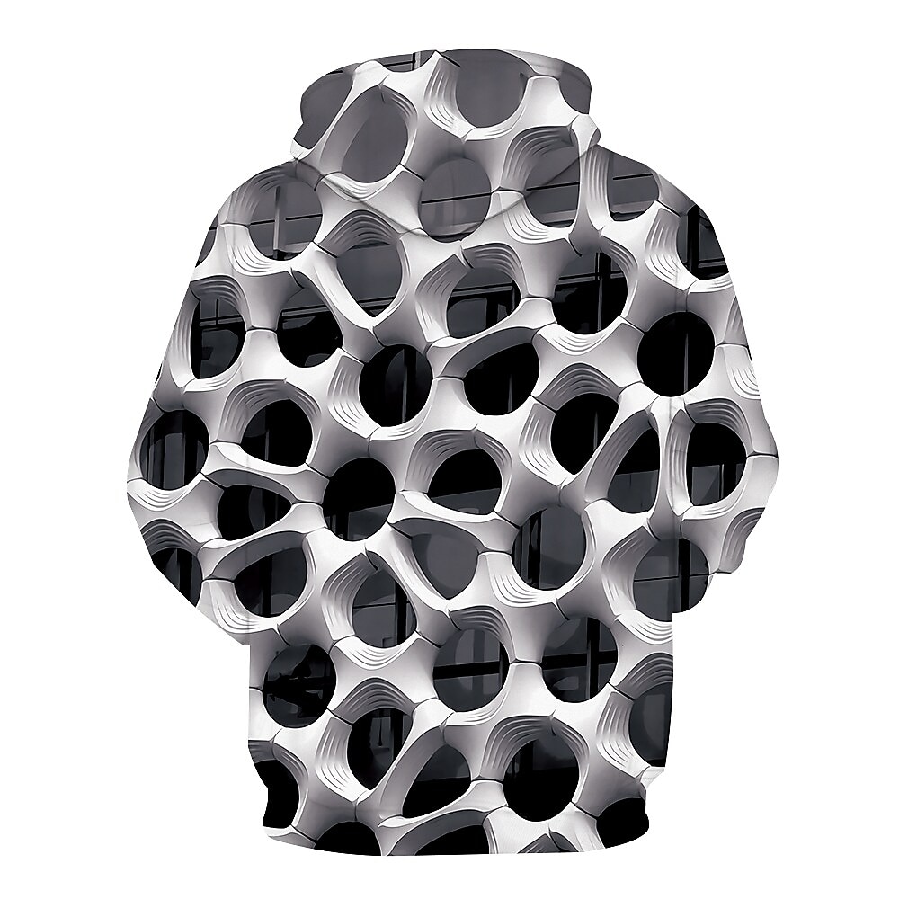 Homme Graphic Sweat à capuche Sweats à Capuche Sweat-shirt Sweat à capuche manche longue Sweat à capuche Capuche Décontractées 3D effet du quotidien Sortie Noir Blanche Designer de 2025 ? $29.99 –P3