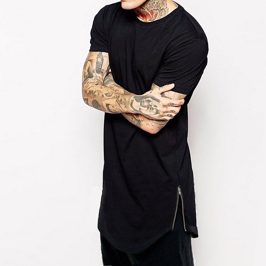 Men's T Shirt Short Sleeve Crew Neck Summer Plain Fashion Lightweight Big and Tall Vacation Casual Holiday Black White Top Tee for Men 2026 - $21.99 –P2